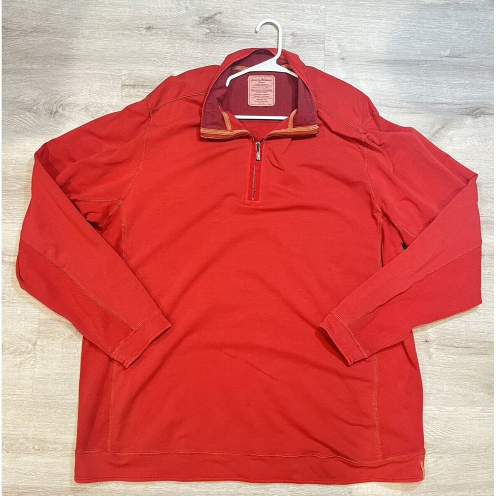 Tommy Bahama Pullover Sweatershirt Red Shirt‎ Men's Size XXL